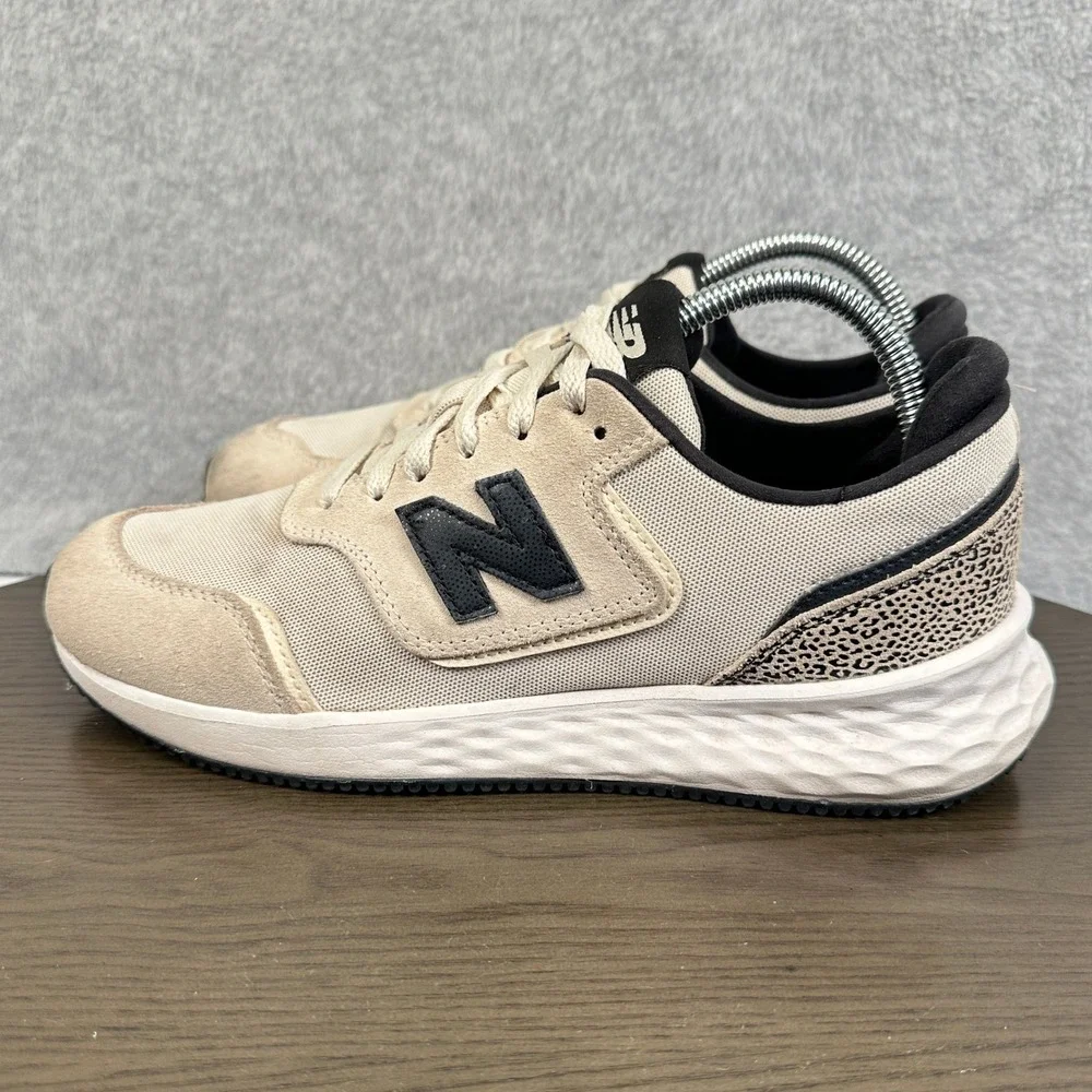 New Balance X-70 Cheetah Print Running Shoe Sneakers Womens 9.5 Beige WSX70tHA